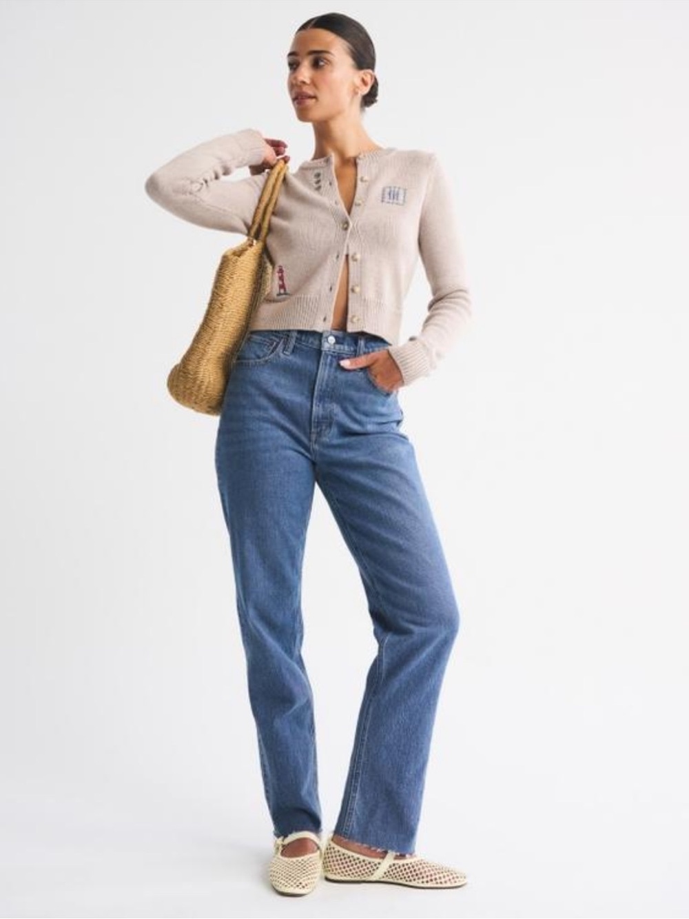 Abercrombie & Fitch Curve Love The ‘90s Straight Ultra High Rise Jean Size 25